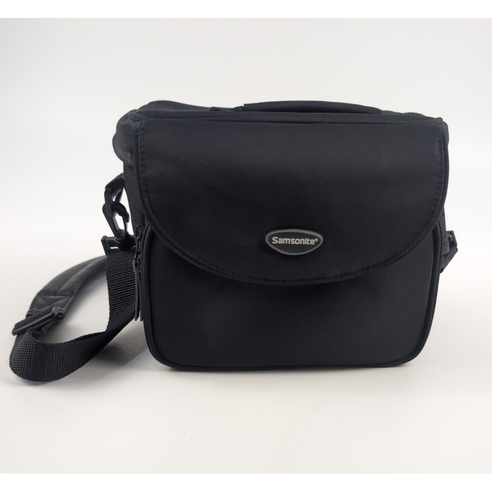 Samsonite Camera Bag Padded Nylon Small DSLR Travel Case Shoulder Strap 9x7x5